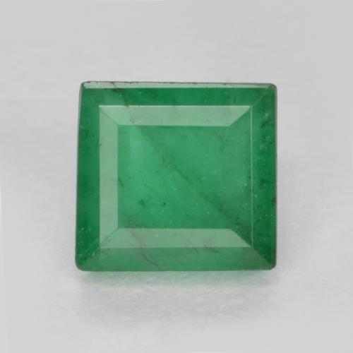 Esmeralda verde natural 0,42ct, quadrado, VS-SI