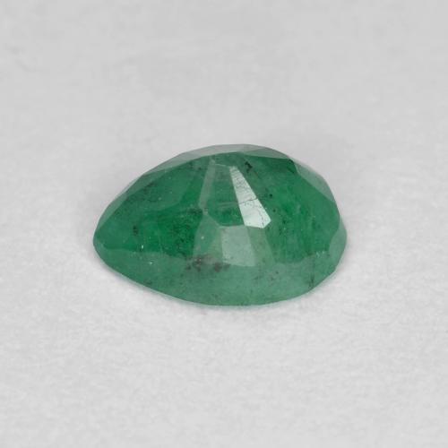 Esmeralda verde natural 0,47ct, formato de pêra, SI-I1