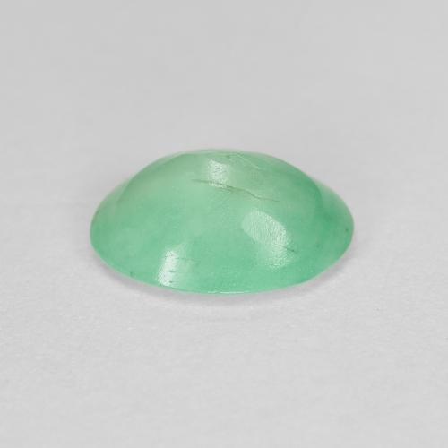 Esmeralda verde natural 0,97ct, corte oval, SI-I1