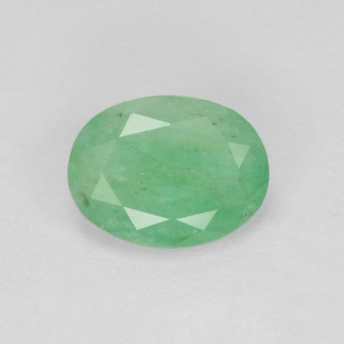 Esmeralda Luz verde Natural 1.03ct, oval, VS-SI