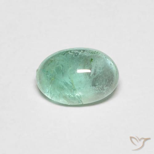0.40ct Natural Luz verde Esmeralda, oval, Transparente