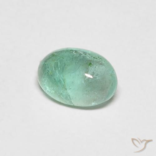 Esmeralda Luz verde Natural 0.40ct, oval, Transparente