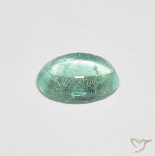 Esmeralda Verde Menta Claro Natural 0.40ct, oval, Transparente