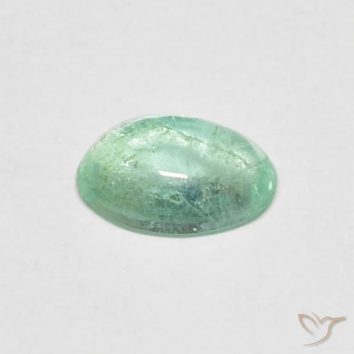 Esmeralda Luz verde Natural 0.58ct, oval, Transparente