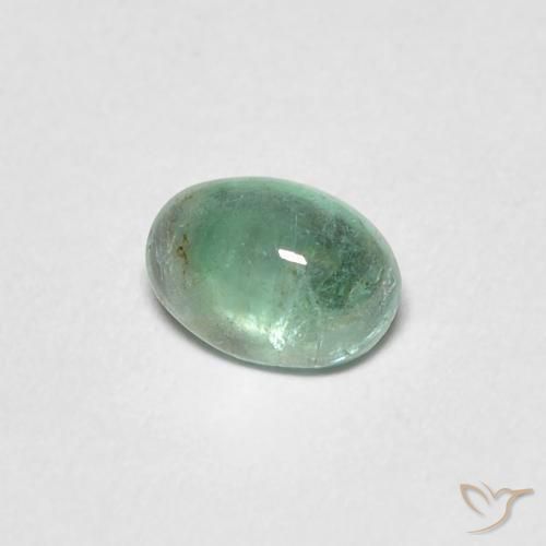 0.37ct Natural Verde Menta Claro Esmeralda, oval, Transparente