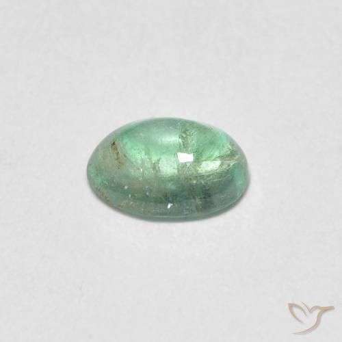 Esmeralda Verde Menta Claro Natural 0.37ct, oval, Transparente