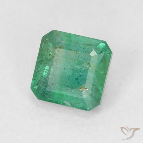 Esmeralda verde quente Natural 0.69ct, Corte Octógono / Esmeralda, SI