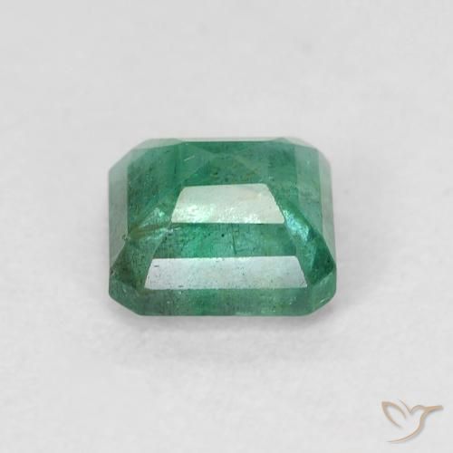 Esmeralda verde quente Natural 0.69ct, Corte Octógono / Esmeralda, SI