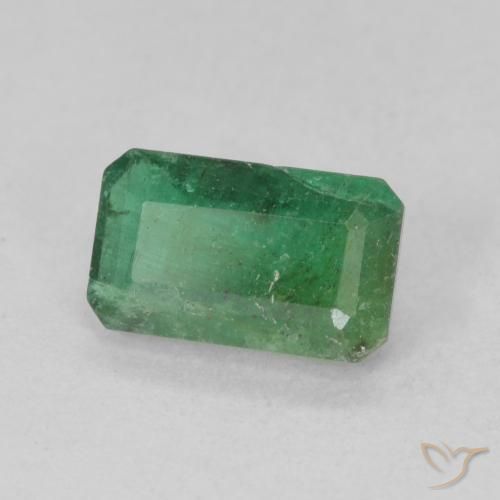 Esmeralda Luz verde Natural 1.06ct, Corte Octógono / Esmeralda, SI