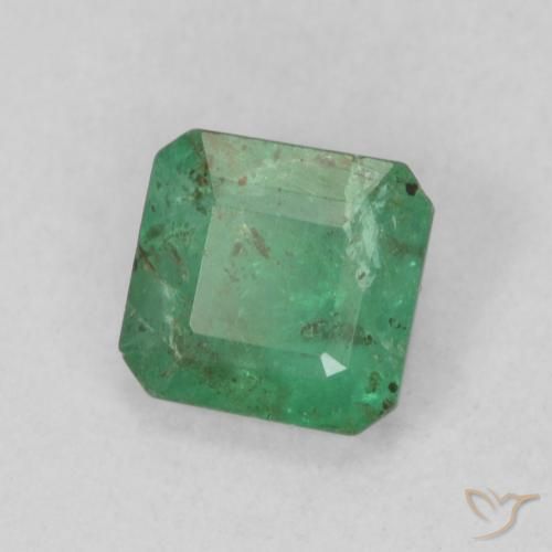 Esmeralda Verde Frio Natural 0.52ct, Corte Octógono / Esmeralda, SI