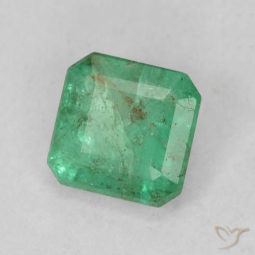 Esmeralda Verde Esmeralda Claro Natural 0.66ct, Corte Octógono / Esmeralda, SI