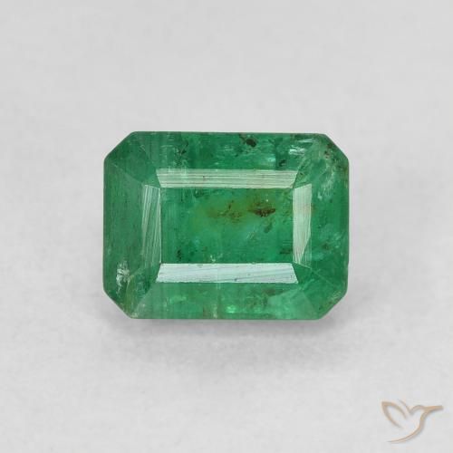 0.94ct Natural Verde Frio Esmeralda, Corte Esmeralda, SI