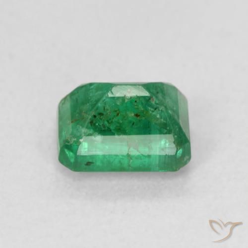 Esmeralda Verde Frio Natural 0.94ct, Corte Octógono / Esmeralda, SI