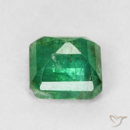 Esmeralda Verde Frio Natural 0.66ct, Corte Octógono / Esmeralda, SI-I1