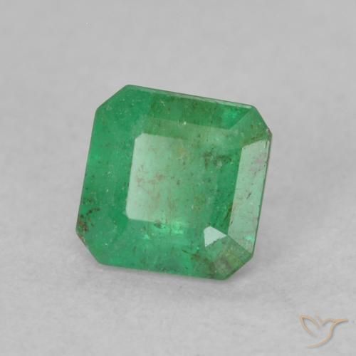 Esmeralda Verde claro Natural 0.35ct, Corte Octógono / Esmeralda, SI