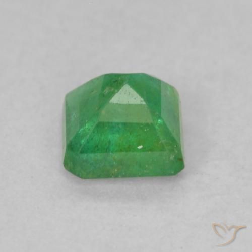 Esmeralda trevo verde Natural 0.33ct, Corte Octógono / Esmeralda, SI
