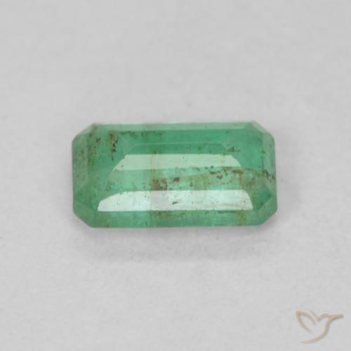 Esmeralda Verde médio Natural 0.48ct, Corte Octógono / Esmeralda, SI