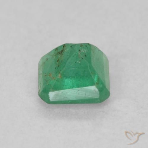Esmeralda Verde médio Natural 0.33ct, Corte Octógono / Esmeralda, SI