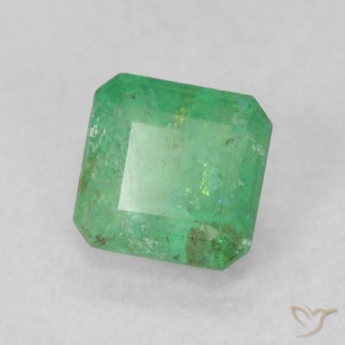 Esmeralda trevo verde Natural 0.44ct, Corte Octógono / Esmeralda, SI