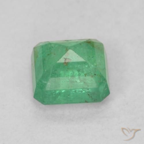 Esmeralda trevo verde Natural 0.44ct, Corte Octógono / Esmeralda, SI