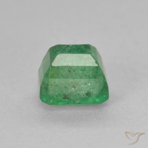 Esmeralda Verde claro médio Natural 0.89ct, Corte Octógono / Esmeralda, SI