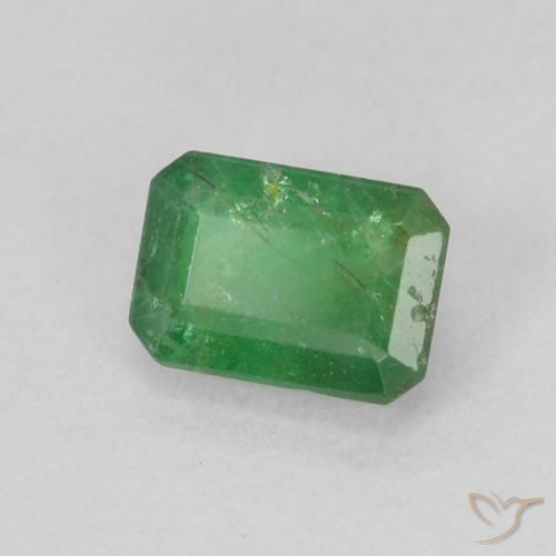 Esmeralda Verde médio Natural 0.69ct, Corte Octógono / Esmeralda, SI