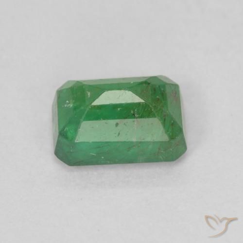 Esmeralda Verde médio Natural 0.69ct, Corte Octógono / Esmeralda, SI