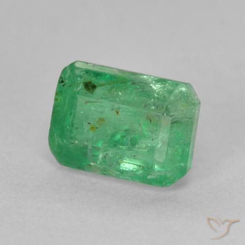 Esmeralda Verde claro Natural 1.13ct, Corte Octógono / Esmeralda, SI-I1
