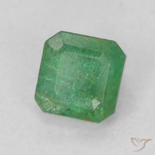Esmeralda Verde médio Natural 0.34ct, Corte Octógono / Esmeralda, SI