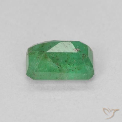 Esmeralda Verde médio Natural 0.63ct, Corte Octógono / Esmeralda, SI-I1