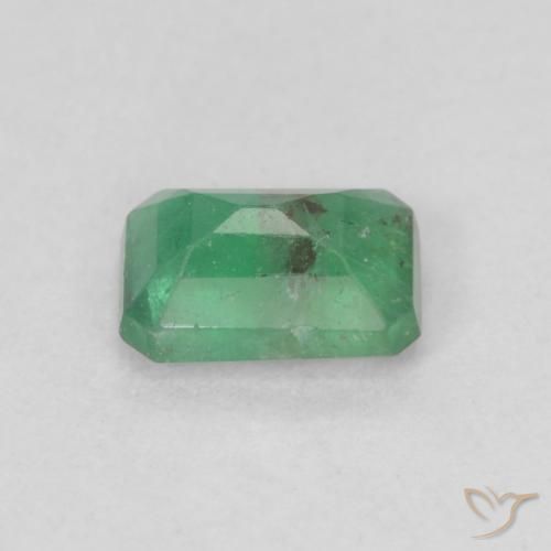 Esmeralda Azul verde Natural 0.57ct, Corte Octógono / Esmeralda, SI-I1