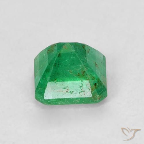 Esmeralda Manjericão Verde Claro Natural 0.43ct, Corte Octógono / Esmeralda, SI