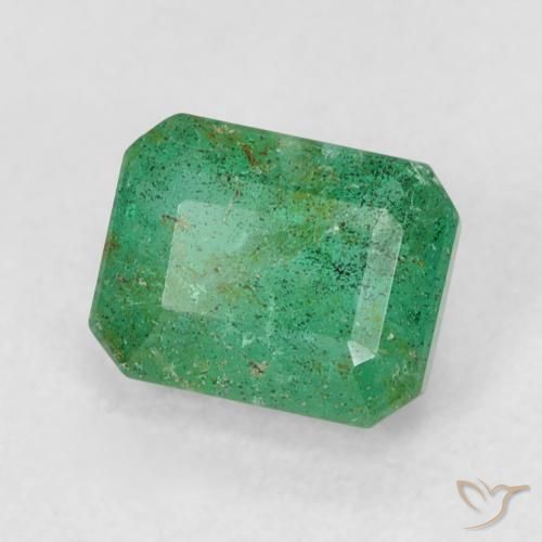 Esmeralda Verde médio Natural 0.51ct, Corte Octógono / Esmeralda, SI