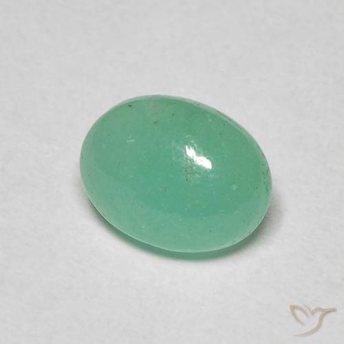 Esmeralda verde pistache Natural 1.12ct, oval, Translúcido