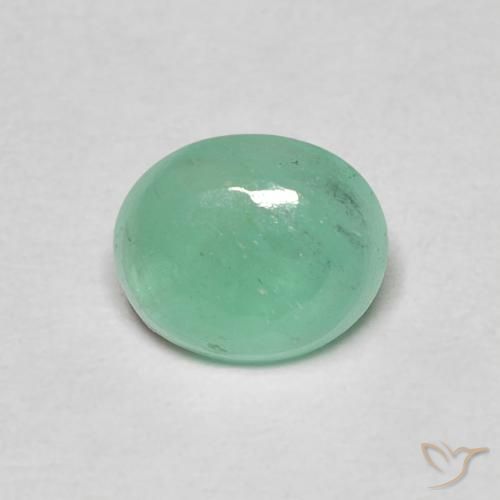 0.93ct Natural verde pistache Esmeralda, oval, Translúcido