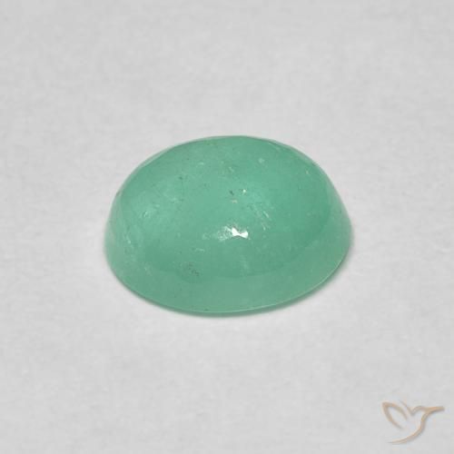 Esmeralda verde pistache Natural 0.93ct, oval, Translúcido