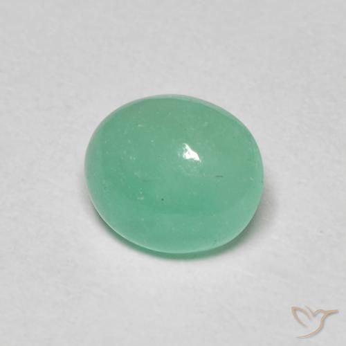 Esmeralda Verde claro Natural 1.06ct, oval, Translúcido