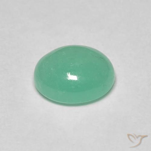 Esmeralda Verde claro Natural 1.06ct, oval, Translúcido