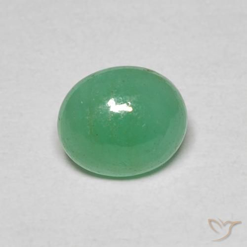 1.04ct Natural Luz verde Esmeralda, oval, Translúcido
