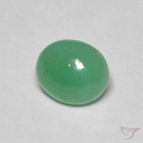 Esmeralda Luz verde Natural 1.04ct, oval, Translúcido