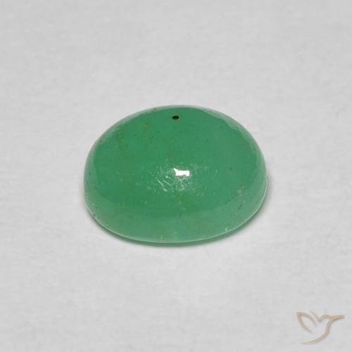 Esmeralda Luz verde Natural 1.04ct, oval, Translúcido