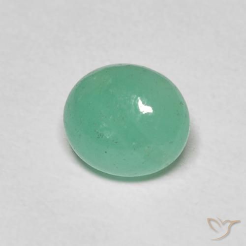 1.08ct Natural verde pistache Esmeralda, oval, Translúcido