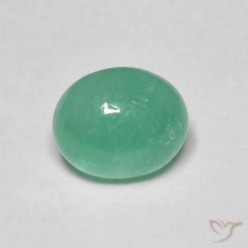 1.25ct Natural Verde médio Esmeralda, oval, Translúcido