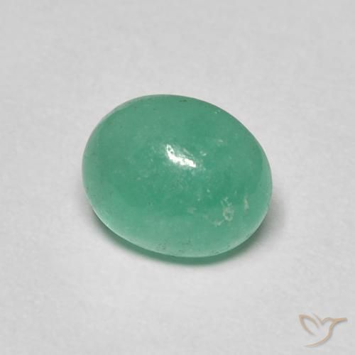 Esmeralda Verde médio Natural 1.25ct, oval, Translúcido