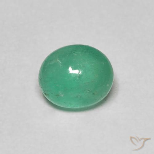 0.86ct Natural Verde Menta Intenso Esmeralda, oval, Translúcido