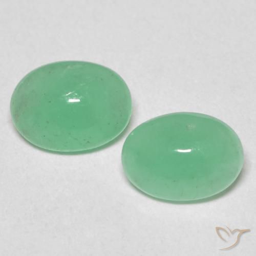 0.99ctw Natural Samambaia verde Esmeralda, oval, Translúcido