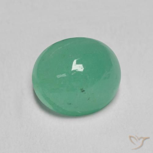 Esmeralda Verde claro médio Natural 0.83ct, oval, Translúcido