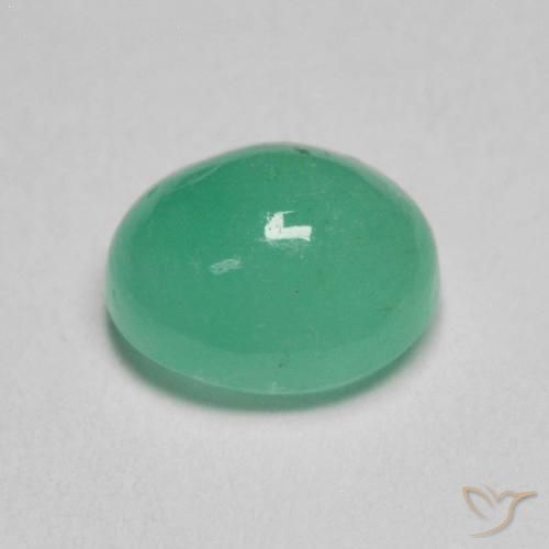Esmeralda Verde claro médio Natural 0.83ct, oval, Translúcido