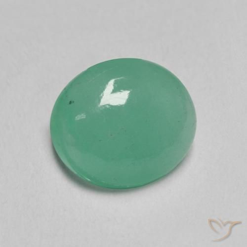Esmeralda Medium Light-Green Natural 1.35ct, oval, Translúcido