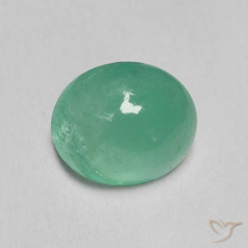 Esmeralda Verde azulado Natural 0.80ct, oval, Translúcido